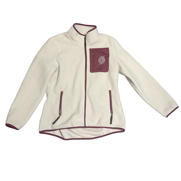 Rare Vintage G III By Carl Banks fleece Blazers jacket - Picture 3 of 6